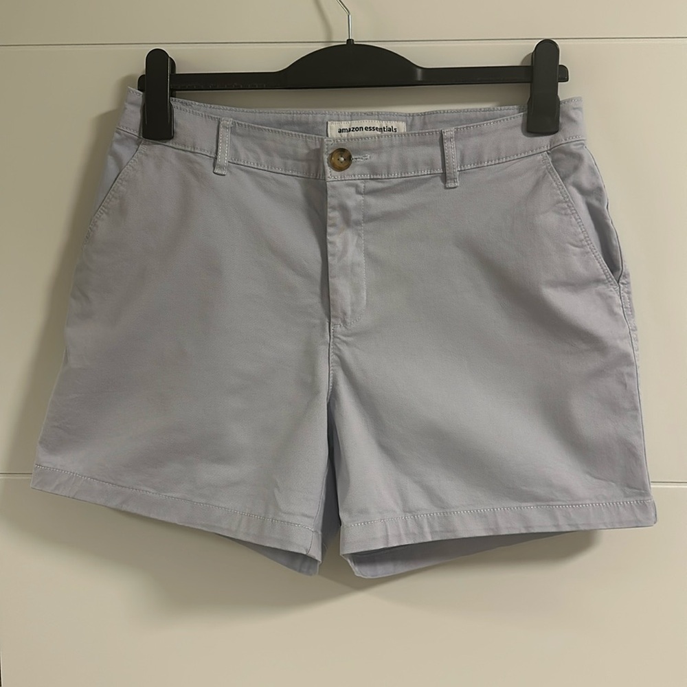 Blue chino shorts